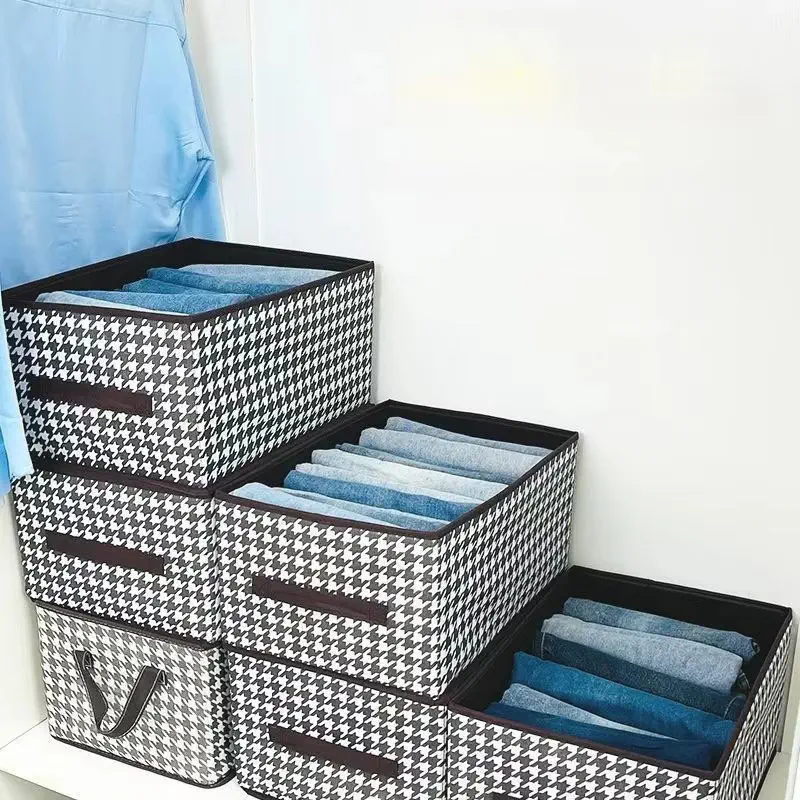 ( ৮  পিচ ) New Printed Cloth Storage Box 