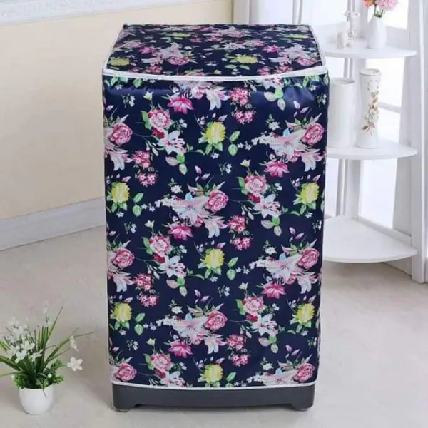 Washing Machine Cover (৬ থেকে ৮ কেজি) Blue Print