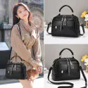 Luxury Design Soft PU Leather Lady Retro Handbag (চকলেট কালার)