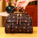 Luxury Design Soft PU Leather Lady Retro {2} Handbag K7 (Coffee)