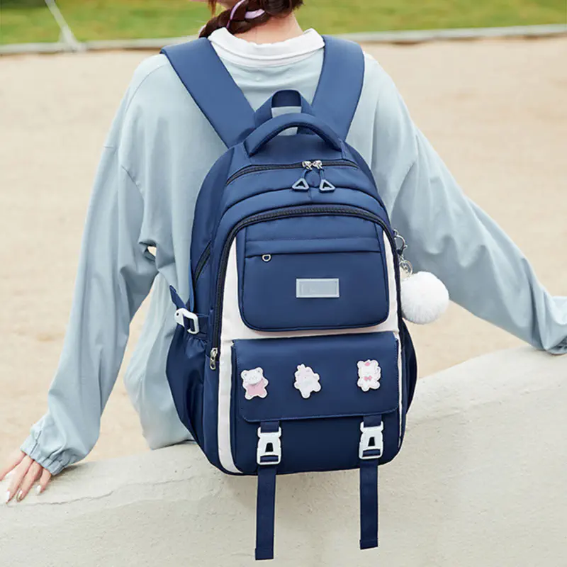 Premium Quality Primary School Book Bag ( Blue )