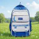 Premium Quality Primary School Book Bag = 2 ( Blue )