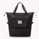 Super Large Capacity Folding Bag Travel Bag (Black)