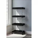 4 Layer Multifunctional Trolley Rack (Black)