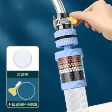৪ পিস-  Water Filter Tap 6 Layers ( 360° রোটেটেবল )