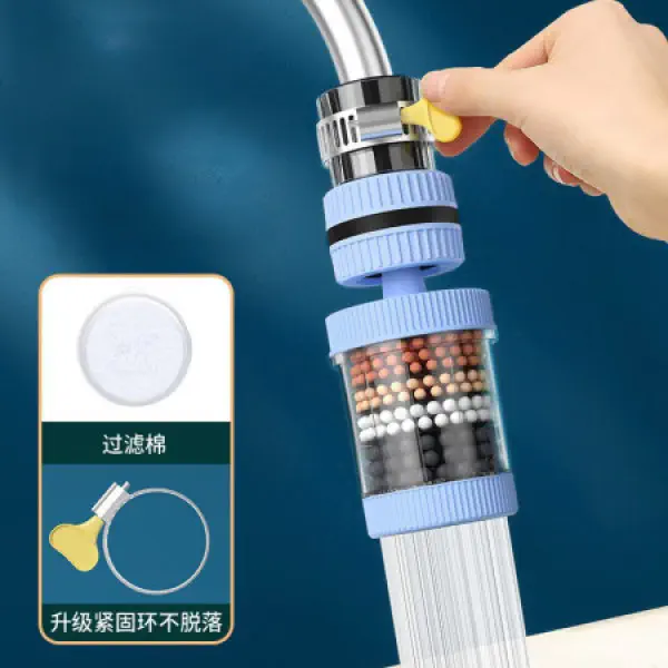 ৪ পিস-  Water Filter Tap 6 Layers ( 360° রোটেটেবল )