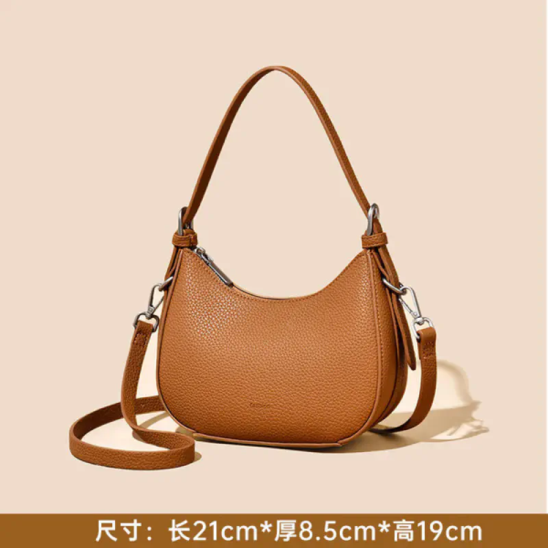 Trendy tote new style Women’s shoulder Bag (Brown)
