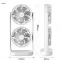 Rechargeable  Cooling Fan ( ৩৬০০mAh ব্যাটারি—টানা ৪ ঘণ্টা ব্যাকআপ )
