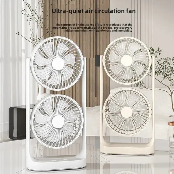 Rechargeable  Cooling Fan ( ৩৬০০mAh ব্যাটারি—টানা ৪ ঘণ্টা ব্যাকআপ )