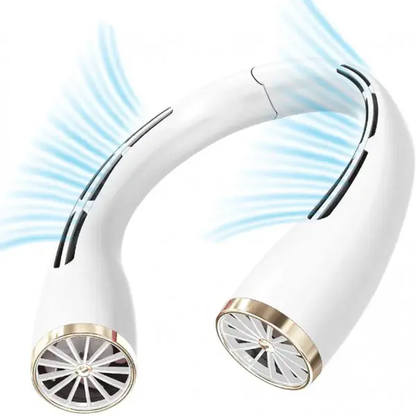 ( ২  পিস +ফ্রি ডেলিভারি ) Stylish Wearable Neck Fan ( ( 2000mAh ব্যাটারি—টানা ৪/৫ ঘণ্টা ব্যাকআপ )