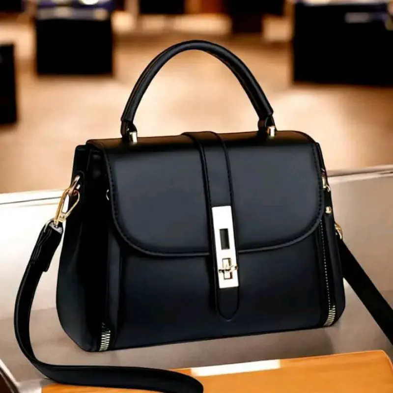 High Quality Kangaroo 4 Handbag-( Black Colour  )