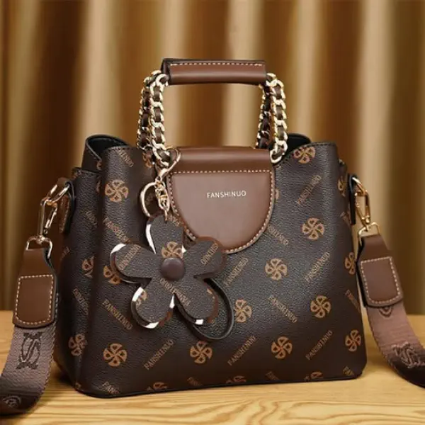 Trending Stylish best PU leather Ladies clutch hand bag K9 (Coffee)