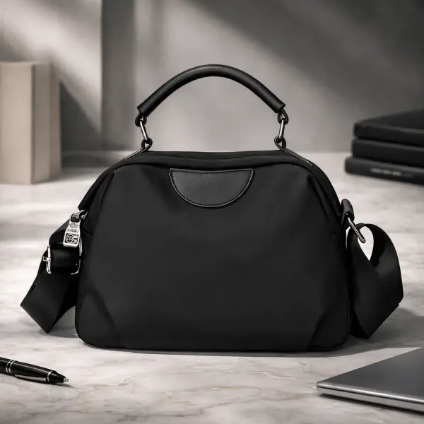 Retro Design New Ladies Portable Bag ( Black )