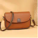PU Leather Women Fashion Crossbody Handbags ( Brown Color)