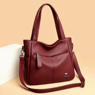 Ladies Elegant Shoulder & Crossbody Bag (Meroon)