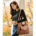 Ladies Elegant Shoulder & Crossbody Bag (Brown)
