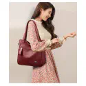 Ladies Elegant Shoulder & Crossbody Bag (Meroon)