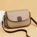 PU Leather Handbags Women Fashion Crossbody Bags(Off-White)