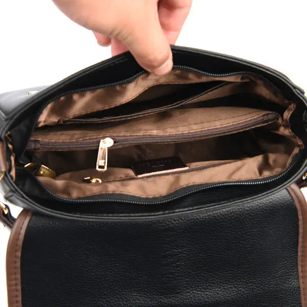  Genuine Soft Leather Handbag for Color:(khaki ) Code : 70