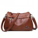 Vintage Fashion Bag ( Brown  )