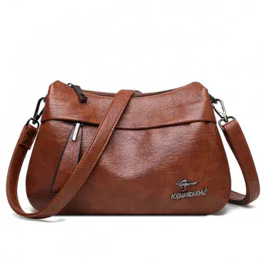 Vintage Fashion Bag ( Brown  )