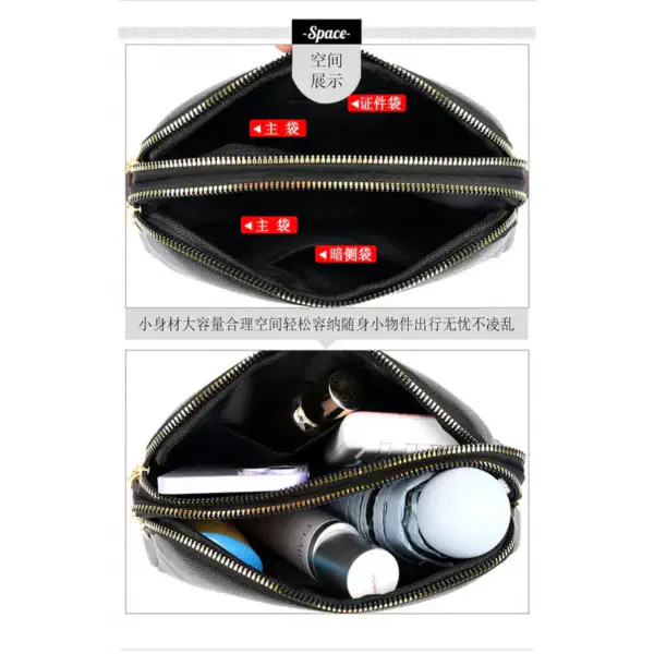 	3 Elegant Ladies Hand Bag (Black)