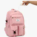 New Academy Style School Bag Book Bag Lightweight College Student Backpack(pink) Code : 242