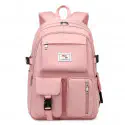 New Academy Style School Bag Book Bag Lightweight College Student Backpack(pink) Code : 242