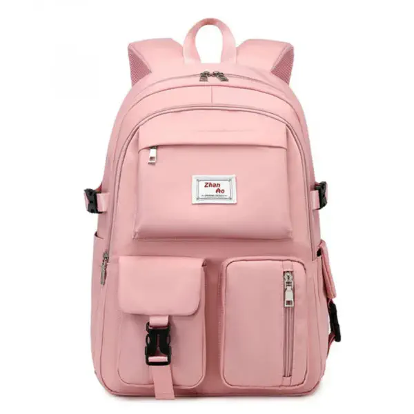 New Academy Style School Bag Book Bag Lightweight College Student Backpack(pink) Code : 242