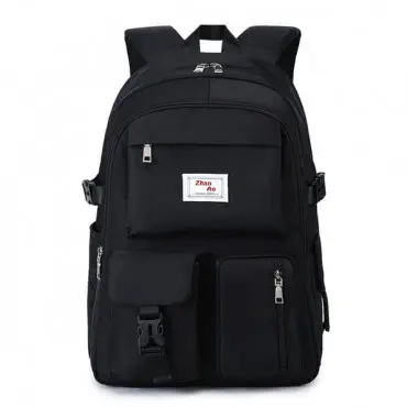 New Academy Style School Bag Book Bag Lightweight College Student Backpack(black) Code : 242