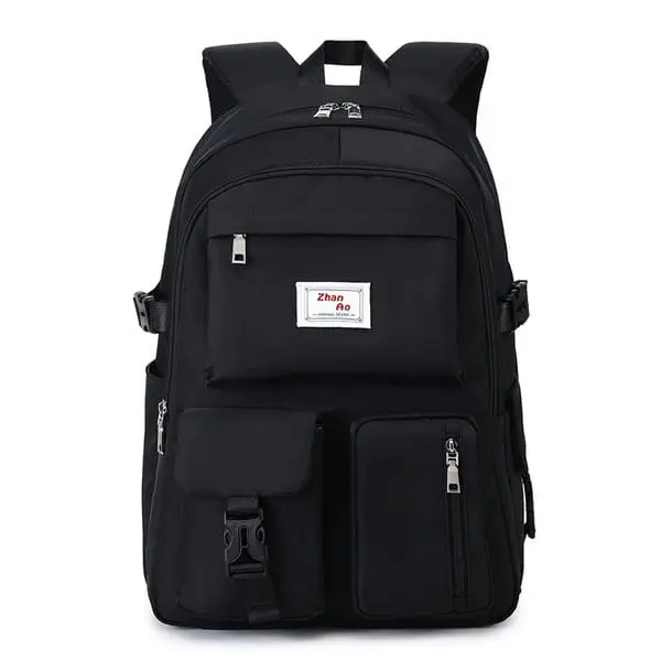 New Academy Style School Bag Book Bag Lightweight College Student Backpack(black) Code : 242