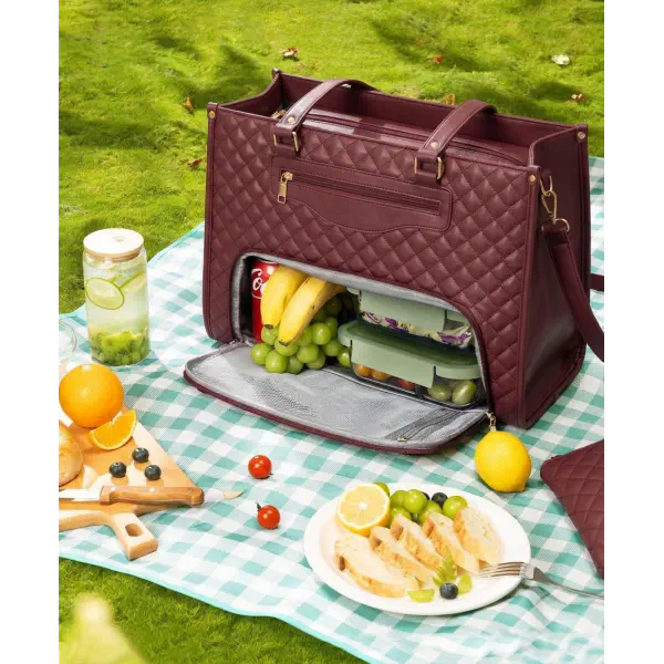 Spot ,New ,Lunch Bag (meroon)