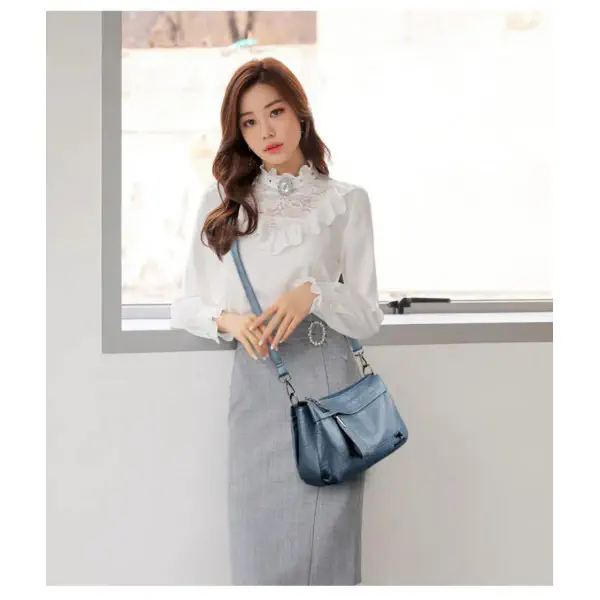 Vintage Fashion Bag ( Blue )