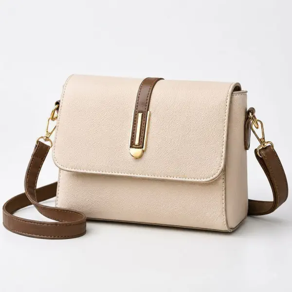  Genuine Soft Leather Handbag for Color (off-white) Code : 70