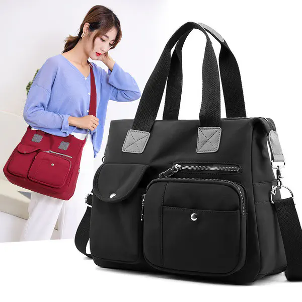 Large Capacity Women's Fashionable Bag (Black)