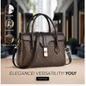 MK Design American Fashion New Handbag {Coffee)