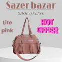 Italian Fashionable Shoulder Bag (pink colour)