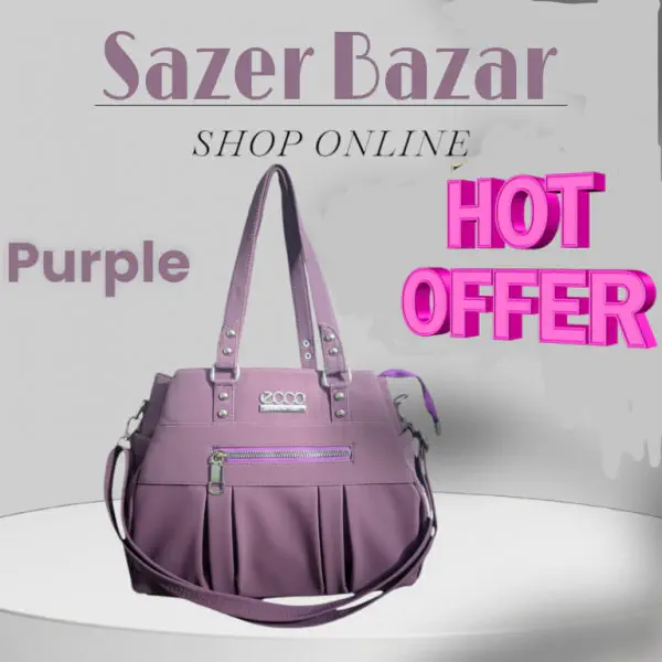 Italian Fashionable Shoulder Bag (purple colour)