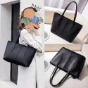 Luxury hand bag (Black)