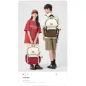 Middle School, High School, and College Students' Schoolbags Stain-Resistant Backpacks( Brown)