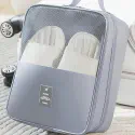  Waterproof Shoe Bags for Travel Bag for Packing Portable Shoe Cubes (Grey)