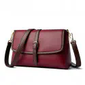 Genuine Soft Leather Handbag for Ladies (Meroon)