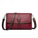 Genuine Soft Leather Handbag for Ladies (Meroon)
