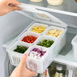 6 Grid Fridge Storage Box ( ১ সেট )