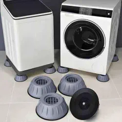 (4 Pcs Set) Anti-Vibration Feet Pads Washing Machine Rubber