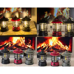 Electric Rechargeable Haricane Lamp(৩ টা কালারের যে কোনো ১ টা পাবেন)