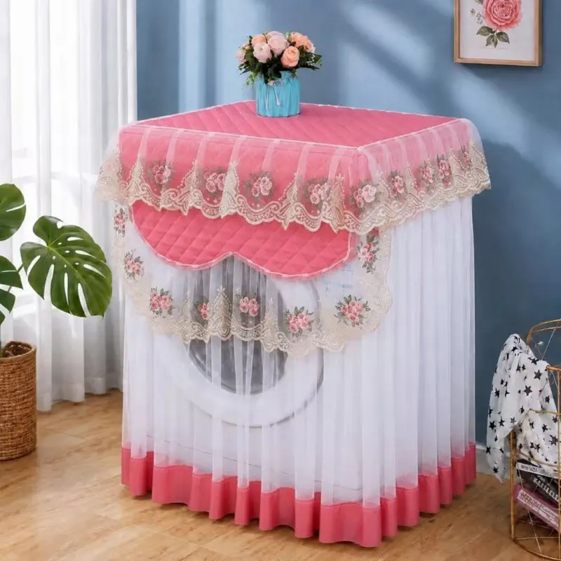 Luxury Washing Machine Cover (Pink)