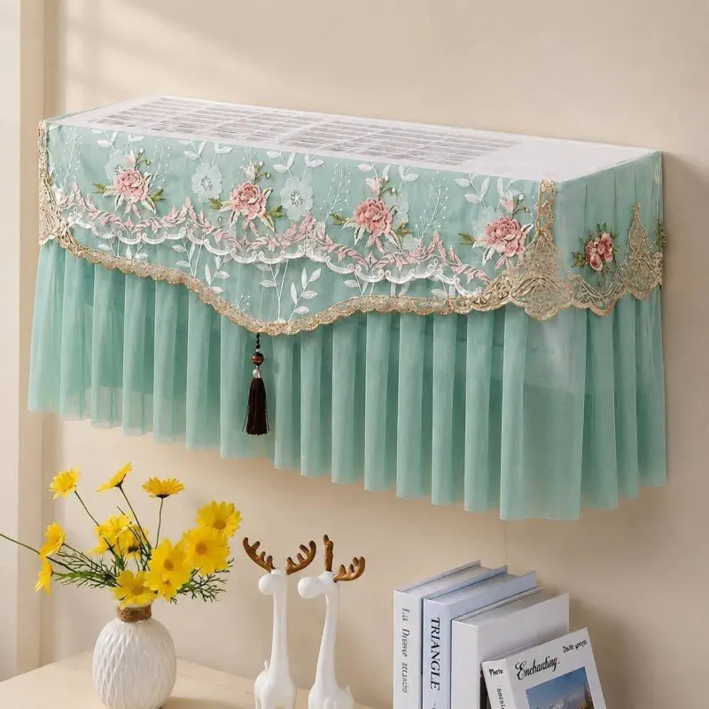 High Quality Luxury AC Cover (Light Green)