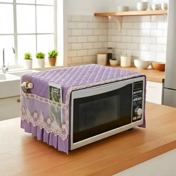 Luxury High Quality Micro Oven Cover (Purple)