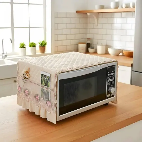 Luxury High Quality Micro Oven Cover (Beige)